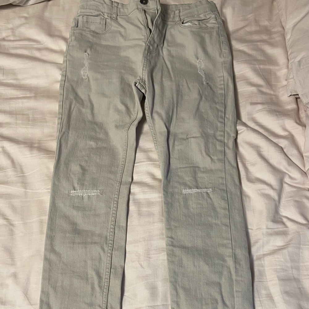 Grey Throwback Skinny Jeans